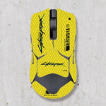 souris gamer antidérapante adhésive caoutchouc graphique moderne noir rouge bleu