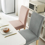 housses chaise moderne bleu rose gris rouge tissu motifs adhésifs polyester coton