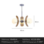 suspension lumineuse moderne disques géométriques blanc marron orange doré