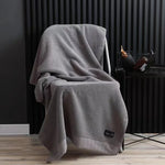 serviettes bain coton gris blanc bleu modernes élégantes absorption durable machine toilette simple