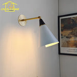 lampe murale articulée or noir moderne plaque murale LED amovible certifications multiples