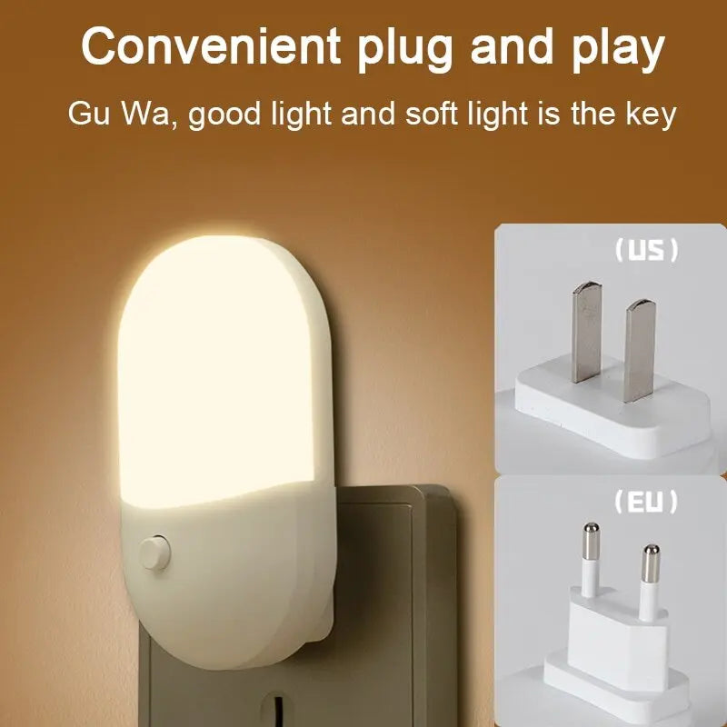 lampe nuit veilleuse led blanc moderne interrupteur tactile 3v 60lm abs adhésif chambre salon