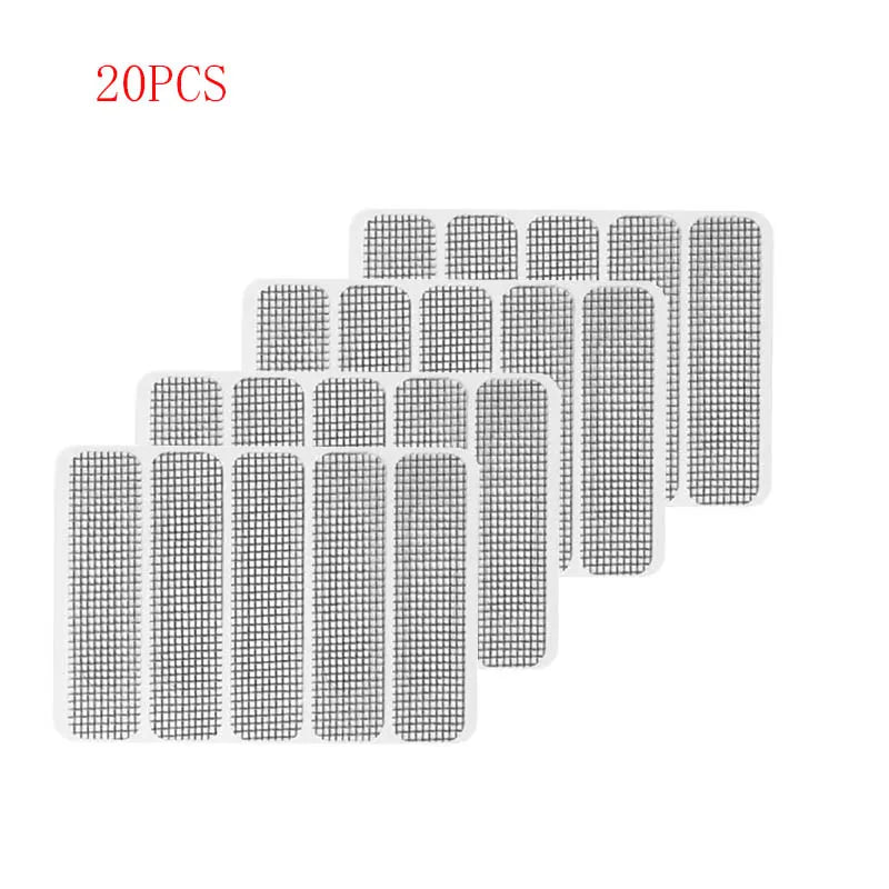 rubans adhésifs anti moustiques fenêtres maille fine transparents pratiques 15cm 6cm 9cm 62cm pack