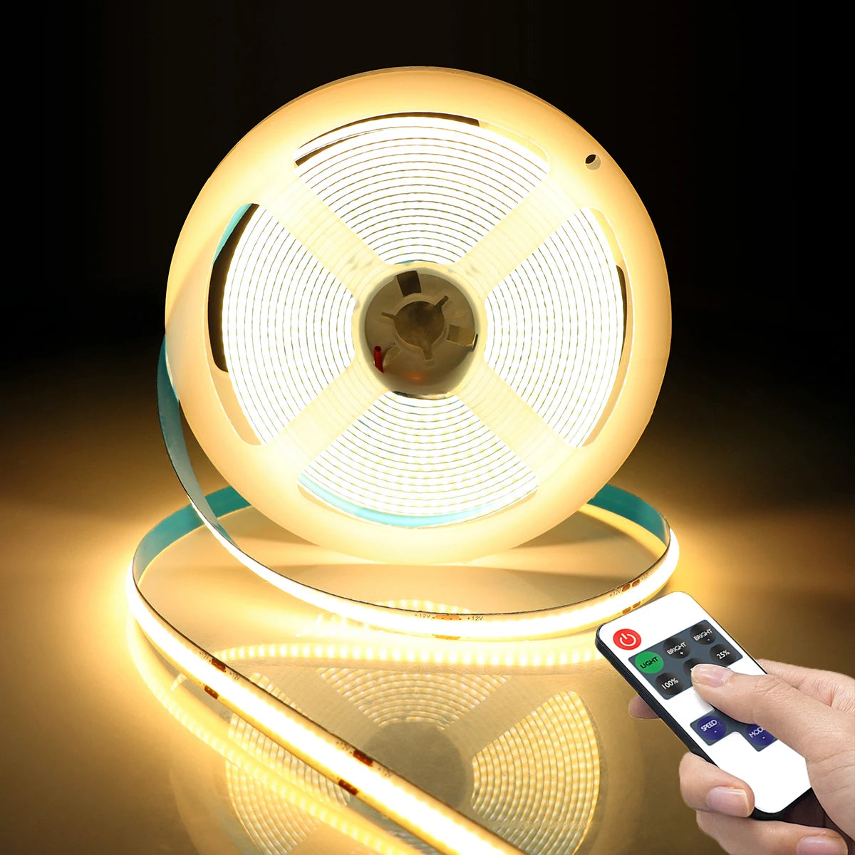 ruban led flexible blanc télécommande adhésif double face 3000k 6500k moderne intérieur usb
