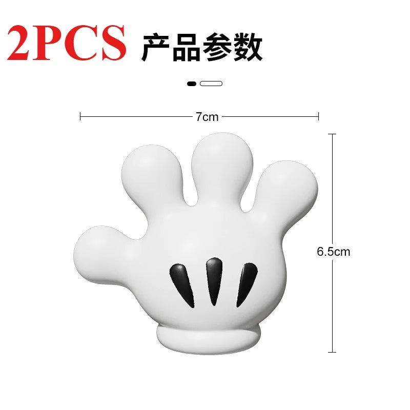 support mural ventouse mickey mouse blanc noir brosses dentaires rangement écolier penderies