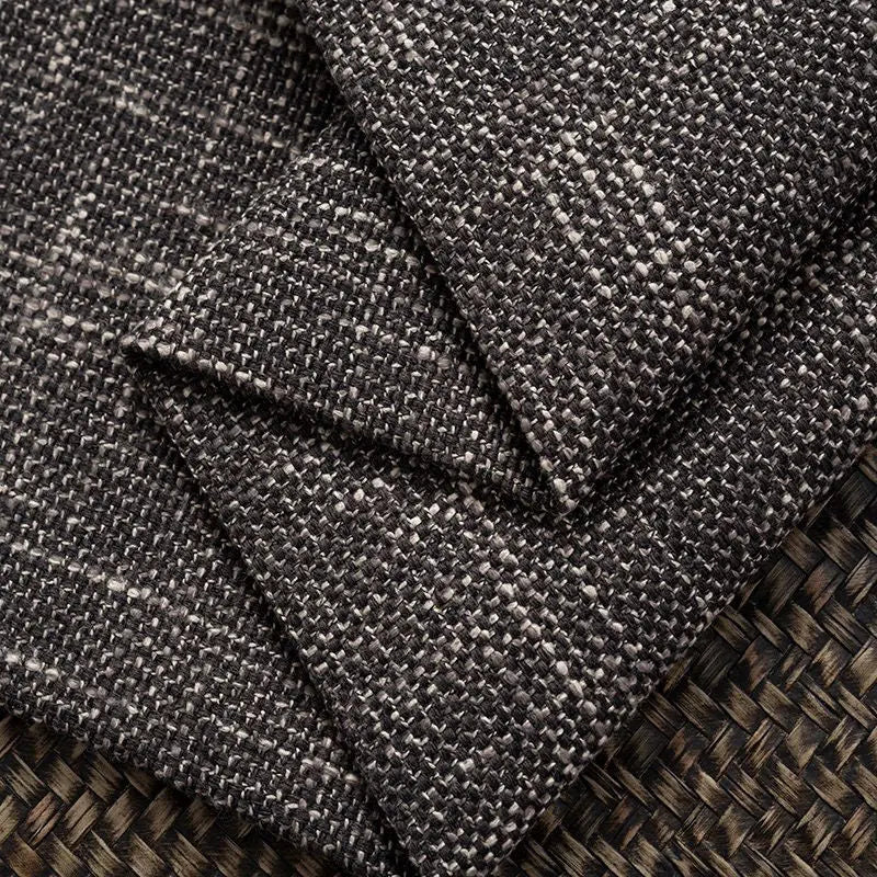 tissu canapé lin polyester résistant bricolage couture sofa pillowcase tablecloth moderne rustique gris beige