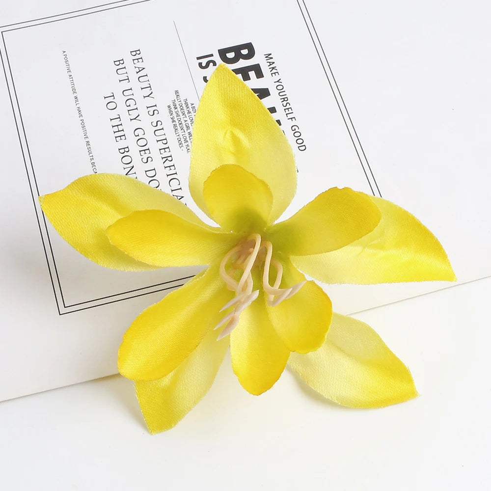 décoration intérieure mariage artificielle rose blanche moderne artisanale 10 pièces papier origami clips fixations