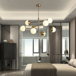 Lampe plafond moderne en verre gris