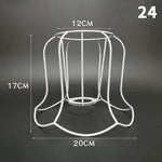support lampe moderne grille fleurs blanc opacité bricolage fixations invisibles abat jour