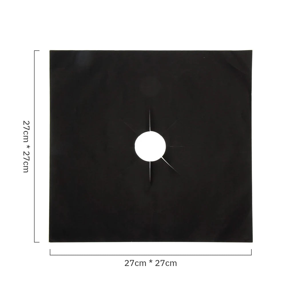 protège plaque cuisinière adhésif moderne noir respectueux environnement 27cm 27cm