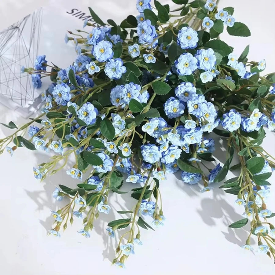 bouquet artificiel marguerites fleurs soie modernes intérieur décoration mariage anniversaire baby shower