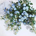 bouquet artificiel marguerites fleurs soie modernes intérieur décoration mariage anniversaire baby shower