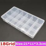 boîtes rangement transparentes plastique bijoux éponges rubans petits objets organisation pratique compact