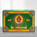 statues bouddha complète kit rituel instructions poudre sacrée rouleaux prières traditionnellements décoratives