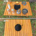 sac rangement noir maille opacité cordelette pratique camping cuisine pique nique organisation vaisselle barbecue