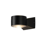 applique murale moderne led ip65 étanche noir aluminium salle salon chambre