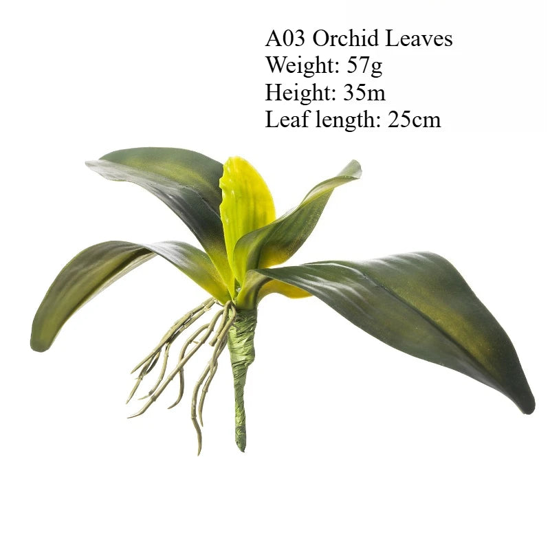 plantes artificielles feuilles cymbidium decoration maison vertes modernesintérieur ornement pot