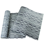 papier peint gris moderne rayures horizontales motifs géométriques bois naturel