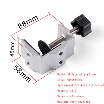 pinces modernes fer aluminium couleurs noir blanc gris fixations certifiées ROHS matériaux ABS