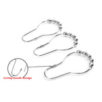 boucle rideau argentée moderne 10pcs 12pcs 16pcs 28pcs