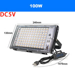lampe led uv 100w 150w 50w usb black light moderne disco bleu contrôleur usb
