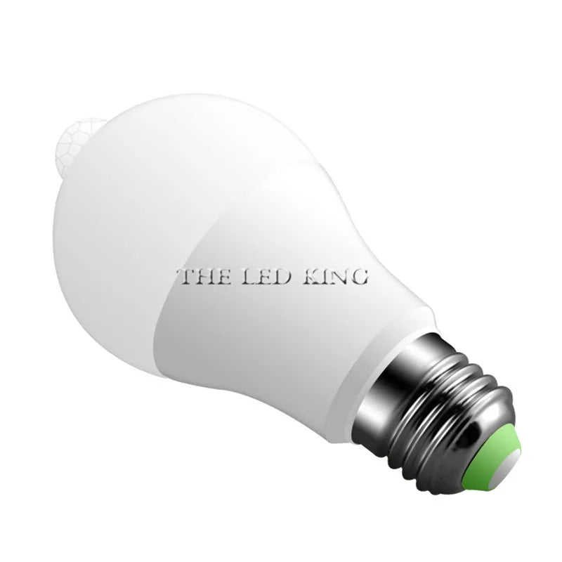 ampoule led blanc froide détecteur mouvement 12w 18w e27 ip42 moderne 80000h 5500k 7000k