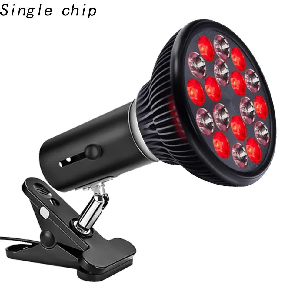 lampe led rouge noir raffermissement peau rajeunissement points lumineux moderne