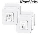 crochets adhésifs transparents modernes 6cm 6cm 10pcs 20pcs 40pcs 6pcs cintres cuisine