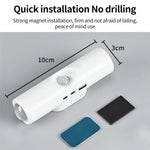 lampe mur blanc moderne aimantée rechargeable rgb sensorielle murale tactile sans fil chambre couloir