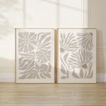cadre mural contemporain floral texture mat 50x70cm 40x60cm 30x40cm 20x30cm 55x80cm