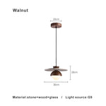 suspension lumineuse bois moderne minimaliste marron clair chambre salon restaurant couloir étude