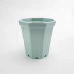 Pots plante modernes plastique blanc noir gris bleu 10x8x9.5cm 6.8x4.8x7.4cm minimaliste