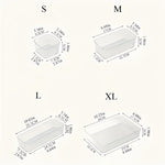 organiseur tiroir transparent compartiments multiples rangement cosmétiques réutilisable moderne sans motif