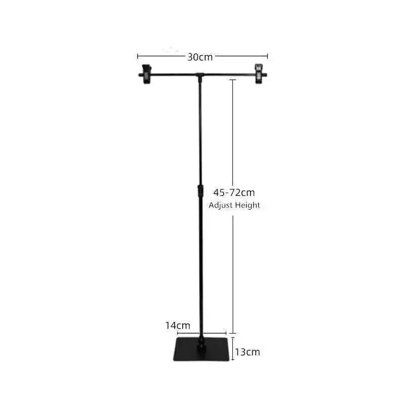 support d'affichage réglable acier inoxydable noir moderne clips ajustement hauteur affiche clip aluminium base