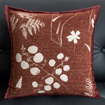 housse coussin polyester géométrique chevaux marron blanc moderne décoration intérieure nordique fixations