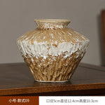 vases céramique noir blanc bleu marron texture rustique moderne fleurs artificielles