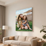 toile d'art photo personnalisée moderne multicolore sans cadreversible cadre