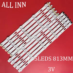 bande led rétro éclairage blanc moderne clips 813mm 105 leds 3v