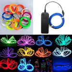 fil lumineux flexible multicolore adhésif occasion fête moderne commande batterie incluses