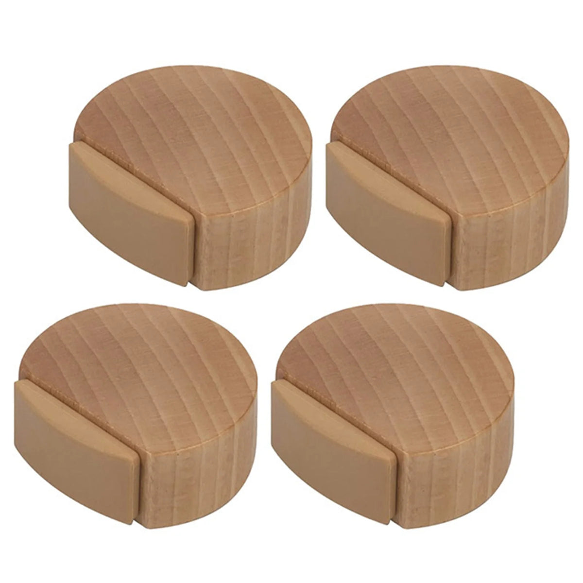 Butée de porte en bois design discret