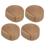 Butée de porte en bois design discret