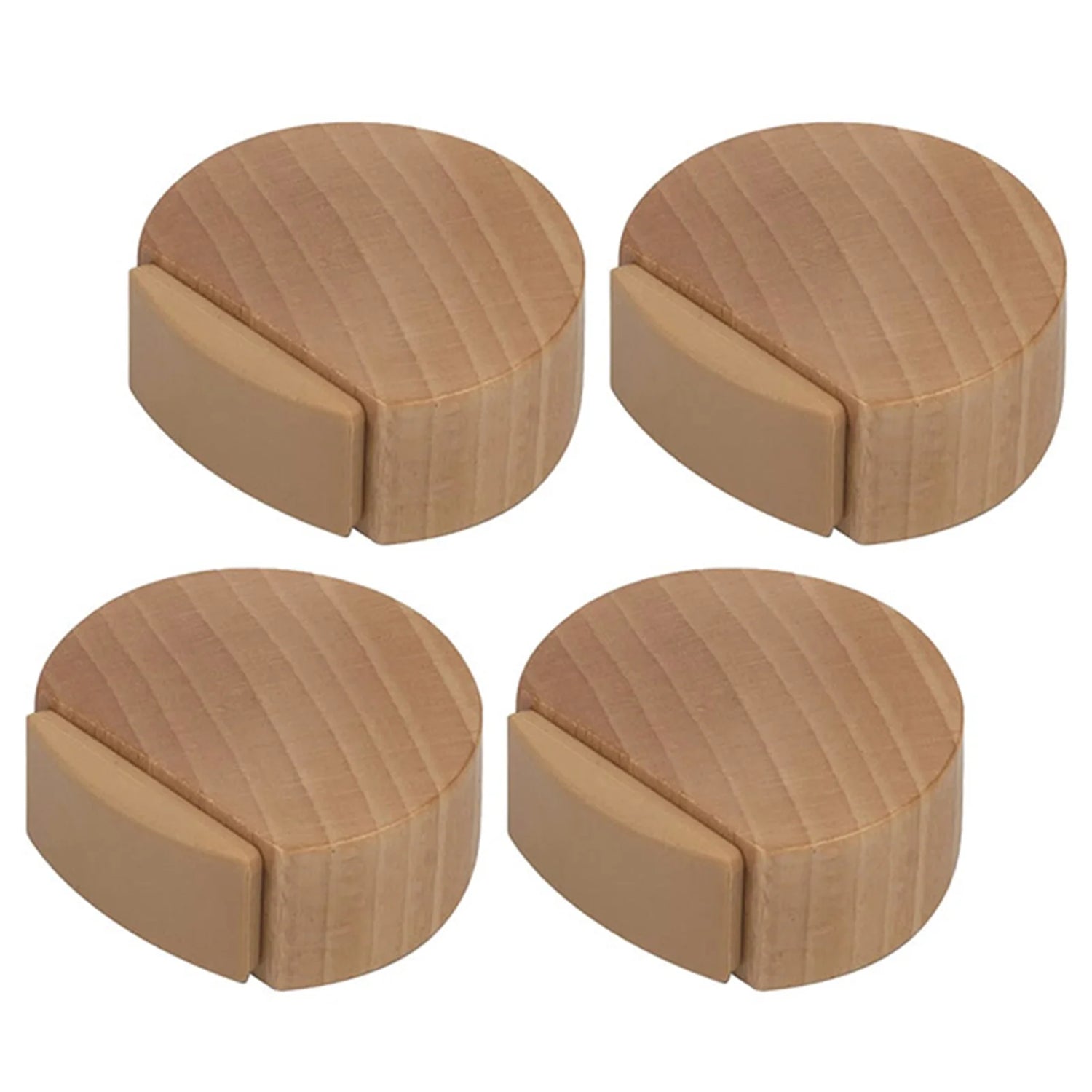 Butée de porte en bois design discret