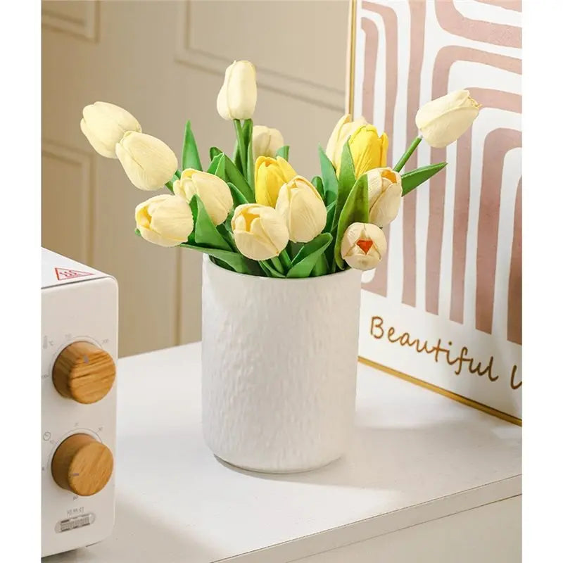 boîte rangement cuisine porcelaine blanche moderne pot ustensiles cuillères fourchette spatules cutlery holder
