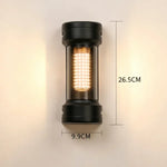 applique murale moderne éclairage extérieur résistante l'eau lumière led noir transparent okolets facile