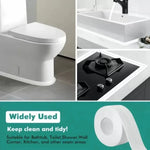 ruban adhésif joint étanche imperméable anti moisissure salle bain cuisine évier bordure silicone