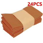 serviette table polyester vert olive unie cuisine salle manger décoration mariage
