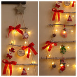 Décoration murale festive avec boules de Noël et pommes de pin