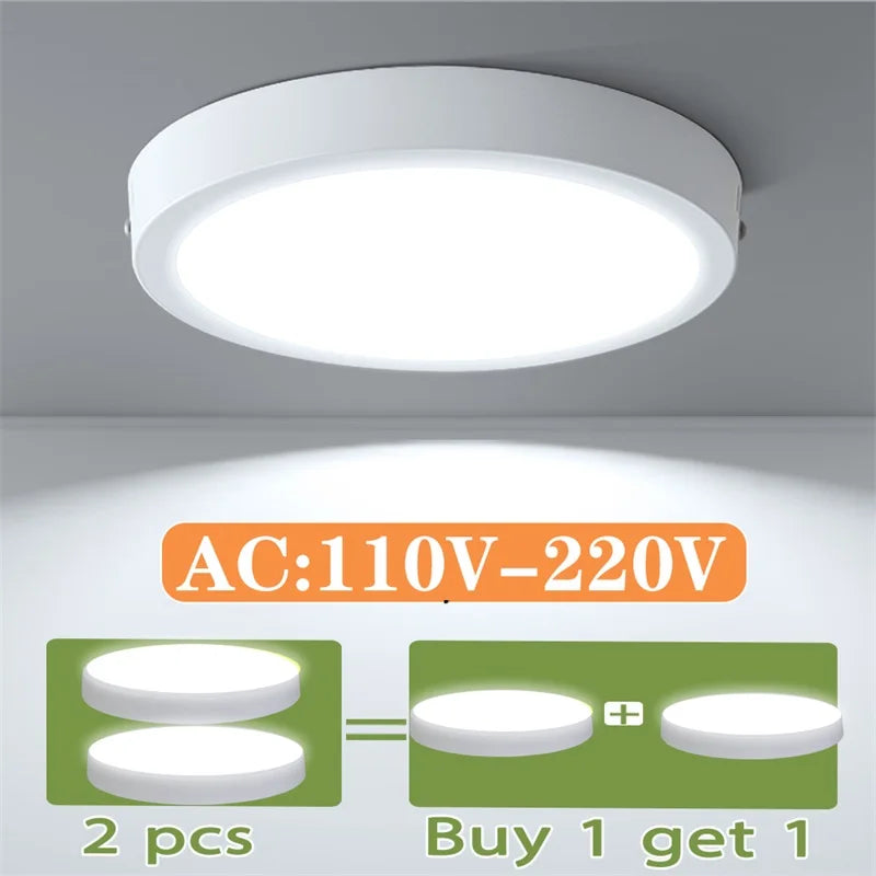 plafonnier led moderne blanc 20w 15w 10w éclairage quotidien minimaliste