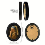décoration murale classique cadre noir peinture reproduit ancien chambre erotique miniature