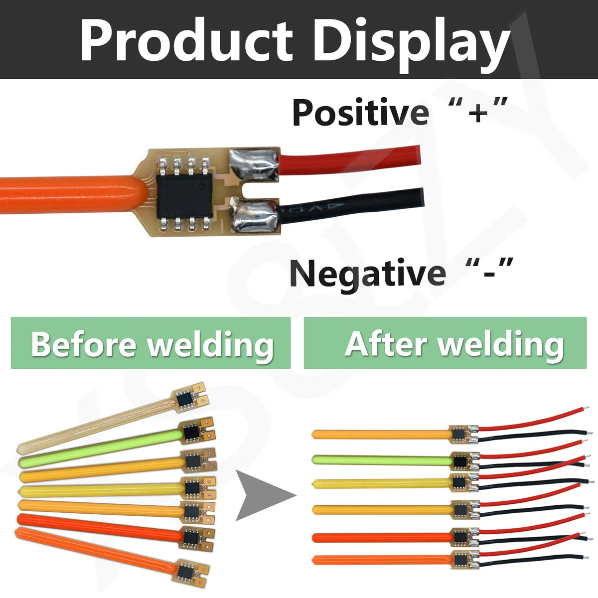 tube led orange jaune vert rouge blanc chaud bleu rose moderne adhésif connecteur électrique